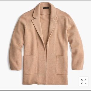 Jcrew Open Front Sweater Blazer Size Small